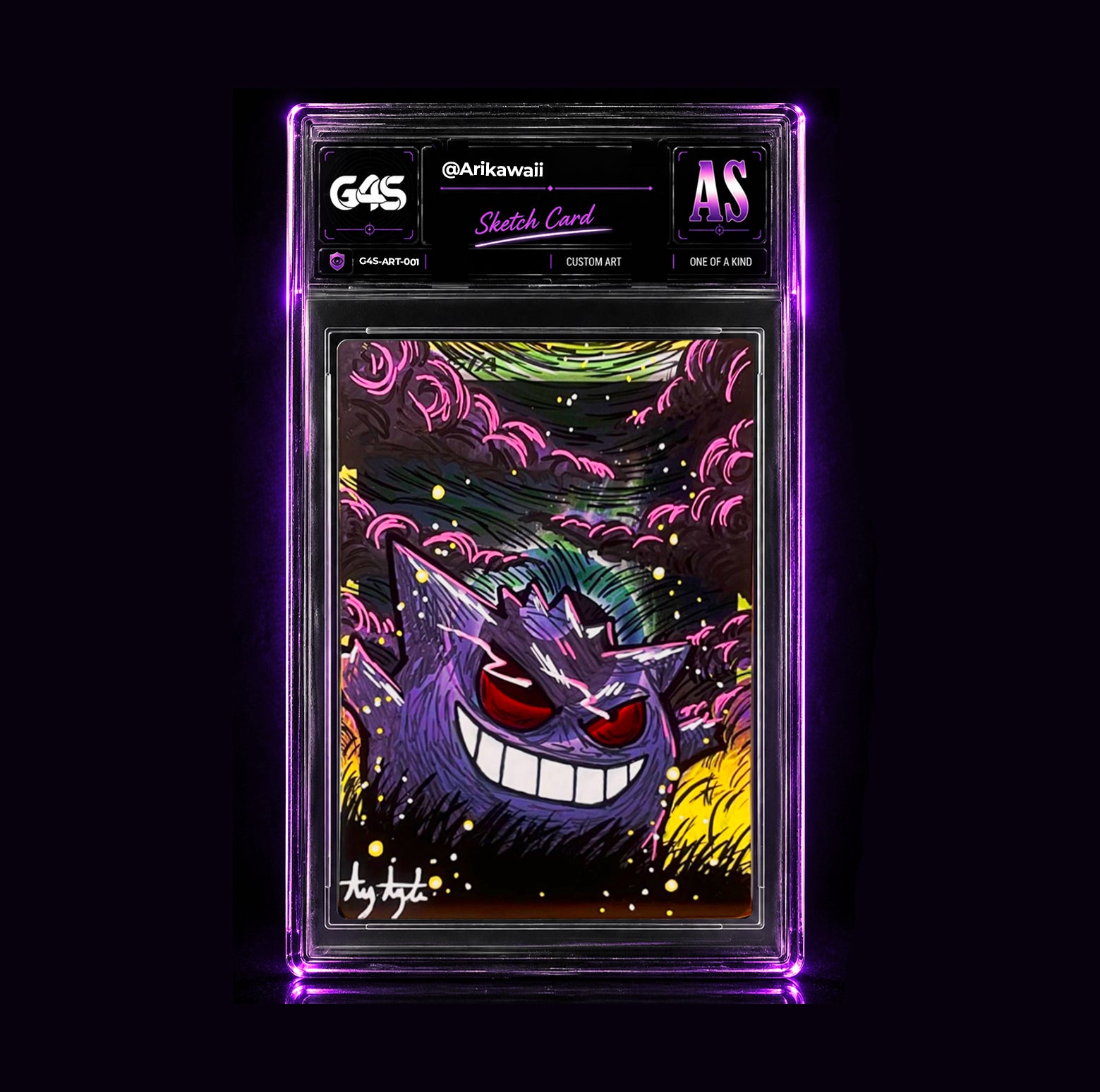 G4S Artist Drop custom sketch card